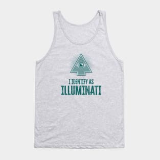 I identify as Illuminati Tank Top